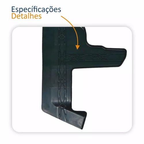 Defletor suporte radiador Vw Gol 2009 a 2022 lado esquerdo motorista original