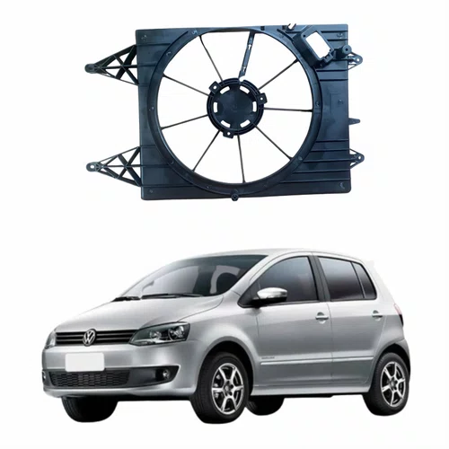 Defletor Ventoinha Vw Fox 2006 Até 2012 Com Ar Condicionado Original