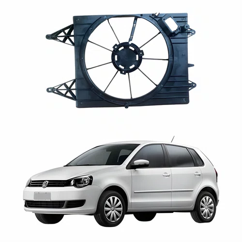 Defletor Ventoinha Vw Polo 2006 Até 2012 Com Ar Condicionado Original