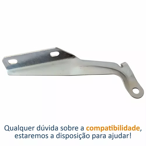 Dobradiça Capo Fiat Uno 1984 Até 2004 Lado Esquerdo Motorista