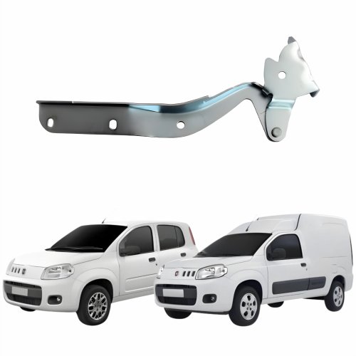 Dobradiça Capo Fiat Uno Vivace 2011 Até 2014 Fiorino 2013 Até 2022 Lado Esquerdo Motorista