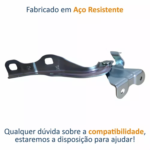 Dobradiça Capô Gm Onix 2012 Até 2019 Lado Esquerdo Motorista