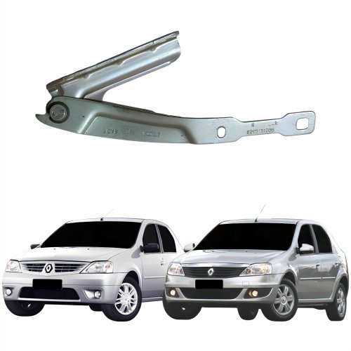 Dobradiça Capo Renault Logan 2007 Até 2014 Lado Esquerdo Motorista