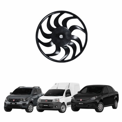 Eletroventilador Fiat Fiorino Mobi Grand Siena 2016 Até 2023