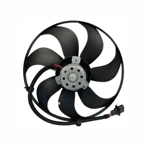 Eletroventilador Ventoinha Audi A3 2006 Até 2013 Vw Fox Spacefox 2007 Até 2017 Golf Iv 2007 Até 2013 Polo 2006 Até 2013 Com Ar Condicionado
