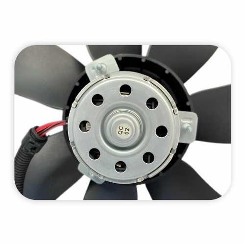 Eletroventilador Ventoinha Audi A3 2006 Até 2013 Vw Fox Spacefox 2007 Até 2017 Golf Iv 2007 Até 2013 Polo 2006 Até 2013 Com Ar Condicionado