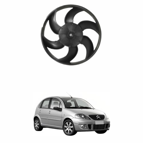 Eletroventilador Ventoinha  Citroen C3 2009 2010 2011 2012 com Ar Condicionado Cambio Manual