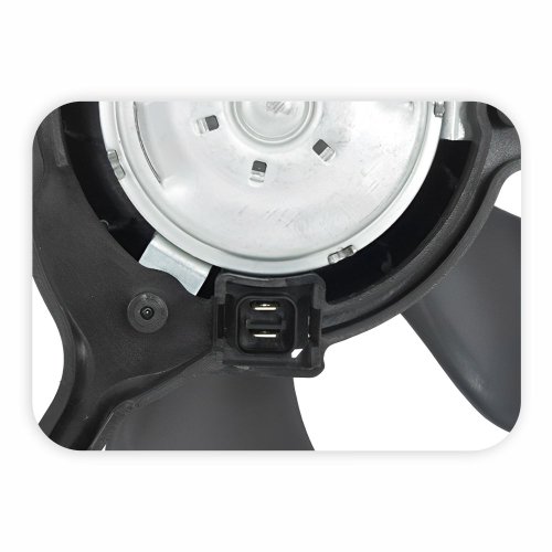Eletroventilador Ventoinha Com Defletor Citroen C4 C4 Pallas 2007 Até 2013 Picasso 2007 Até 2012 Peugeot 307 2007 Até 2013 308 2012 Até 2015  408 2010 Até 2015 Com Ar Condicionado
