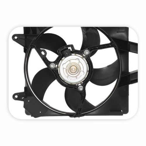 Eletroventilador Ventoinha Com Defletor Fiat Palio Siena Strada 1997 1998 1999 2000 2001 Com Ar Condicionado Com Resistencia Modelo Gate
