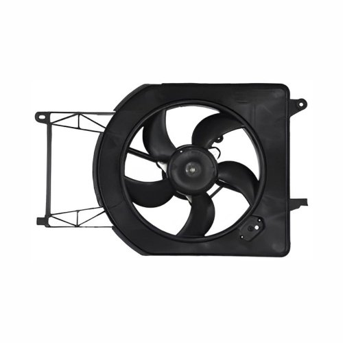 Eletroventilador Ventoinha Com Defletor Fiat Palio Siena Strada Weekend 2001 Até 2007 Sem Ar Condicionado Sem Resistencia Modelo Valeo
