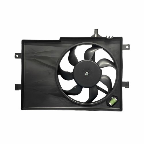 Eletroventilador Ventoinha Com Defletor Fiat Palio Siena Strada Weekend 2001 Até 2009 Com Ar Condicionado Com Resistencia Modelo Behr