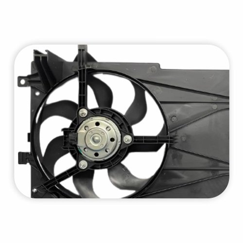 Eletroventilador Ventoinha Com Defletor Fiat Palio Siena Strada Weekend 2001 Até 2009 Com Ar Condicionado Com Resistencia Modelo Behr