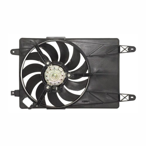 Eletroventilador Ventoinha Com Defletor Ford Ecosport 2002 Até 2012 Com Ar Condicionado  Fiesta  2002 Até 2012 Com Ar Condicionado