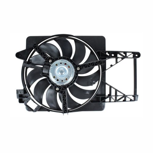Eletroventilador Ventoinha Com Defletor Ford Fiesta 1999 2000 2001 Com Ar Condicionado Ka  2009 Até 2012 Com Ar Condicionado