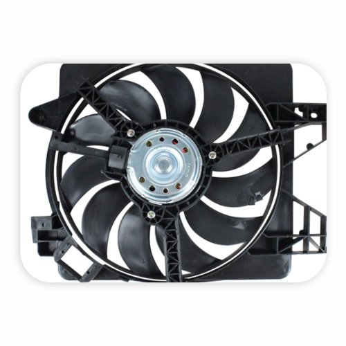 Eletroventilador Ventoinha Com Defletor Ford Fiesta 1999 2000 2001 Com Ar Condicionado Ka  2009 Até 2012 Com Ar Condicionado