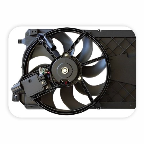 Eletroventilador Ventoinha Com Defletor Ford Focus 2009 2010 2011 2012 2013 Com Ar Condicionado Sem Modulo