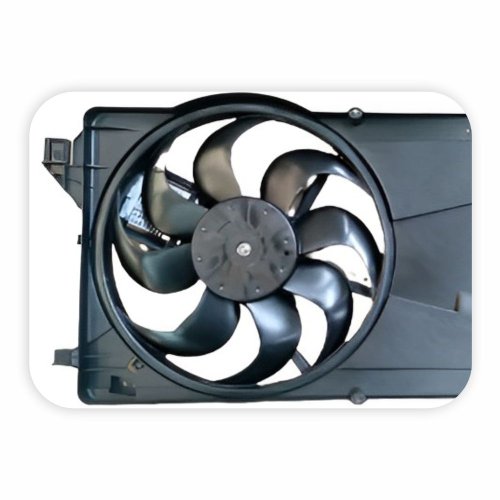 Eletroventilador Ventoinha Com Defletor Ford Focus 2009 2010 2011 2012 2013 Com Ar Condicionado Sem Modulo