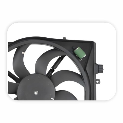 Eletroventilador Ventoinha Com Defletor Gm Cobalt 2013 Até 2016 Onix 2013 Até 2017 Prisma  2013 Até 2017 Spin 2013 Até 2016 Tracker 2014 Até 2016 Com Ar Condicionado