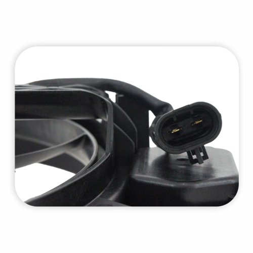 Eletroventilador Ventoinha Com Defletor Gm Corsa 2003 Até 2010 Com Ar Condicionado Montana  2003 Até 2010 Com Ar Condicionado