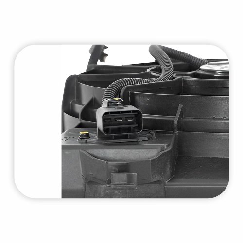 Eletroventilador Ventoinha Com Defletor Hyundai Hb20 2012 Até 2019 Com Ar Condicionado Veloster 2011 Até 2013Com Ar Condicionado Com Reservatorio