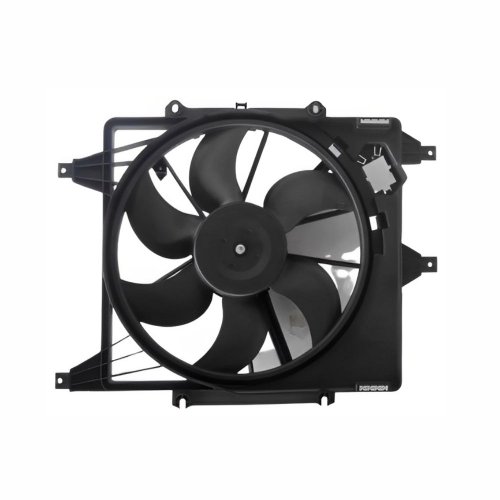 Eletroventilador Ventoinha Com Defletor Renault Clio 1998 Até 2016 Kangoo 1996 Até 2022 Logan 2007 Até 2022 Megane 1999 Até 2007 Sandero 2007 Até 2014 Scenic 1999 Até 2007 Symbol 2009 Até 2012