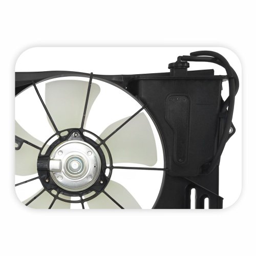 Eletroventilador Ventoinha Com Defletor Toyota Fielder 2002 Até 2008 Toyota Corolla 2002 Até 2008  Com Ar Condicionado Com Reservatorio