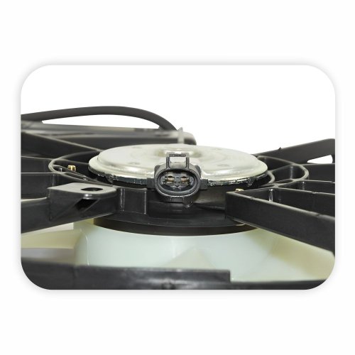 Eletroventilador Ventoinha Com Defletor Toyota Fielder 2002 Até 2008 Toyota Corolla 2002 Até 2008  Com Ar Condicionado Com Reservatorio