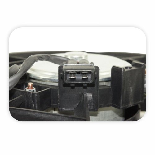Eletroventilador Ventoinha Com Defletor Vw Gol Parati Saveiro G2 G3 G4 1995 Até 2008 Com Ar Condicionado