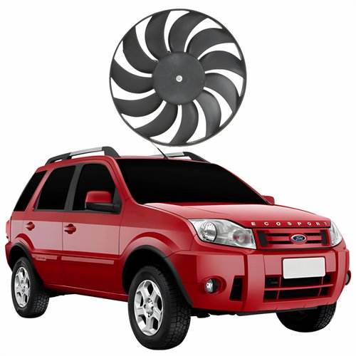 Eletroventilador Ventoinha Ford Ecosport 2003 Até 2012 Com Ar Condicionado
