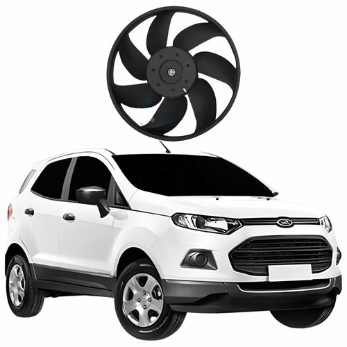Eletroventilador Ventoinha Ford Ecosport 2013 Até 2017 Com Ar Condicionado