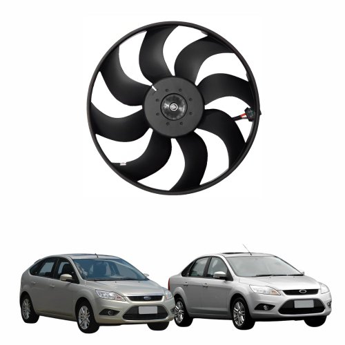 Eletroventilador Ventoinha  Ford Focus 2009 2010 2011 2012 2013 Com Ar Condicionado