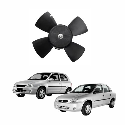 Eletroventilador Ventoinha  Gm Corsa Classic 1994 Até 2008 Sem Ar Condicionado