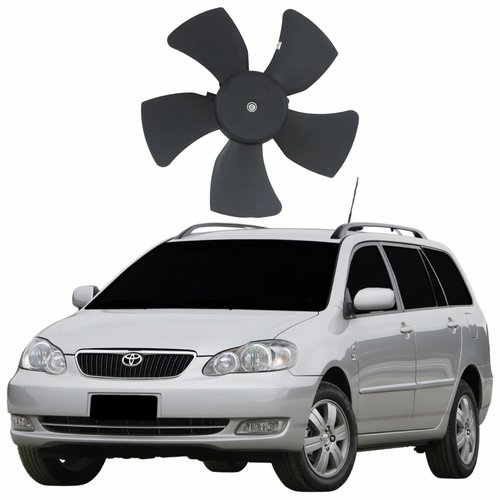 Eletroventilador Ventoinha Toyota Fielder 2003 Até 2008