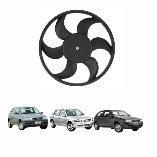 Eletroventilador Ventoinha Vw Gol G2 1999 Até 2005 Gol G3 2000 Até 2005 Gol G4 2005 Até 2014 Com Ar Condicionado