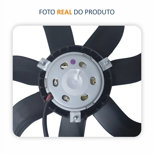 Eletroventilador Ventoinha Vw Polo 2006 Até 2013 Com Ar Condicionado 3 Fios