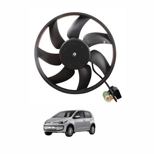 Eletroventilador Ventoinha  Vw Up 2014 2015 2016 Com Ar Condicionado Com Resistência