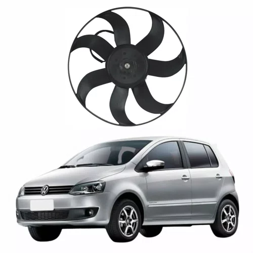 Eletroventilador Vw Fox 2006 Até 2023 Com Ar