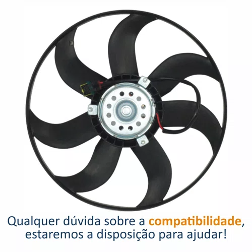 Eletroventilador Vw Saveiro 2009 Até 2023 Com Ar