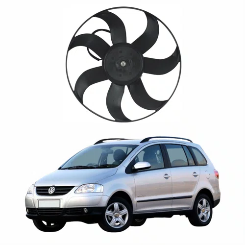 Eletroventilador Vw Spacefox 2006 Até 2023 Com Ar