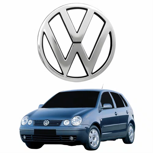 Emblema Dianteiro Vw Polo 2003 Até 2006
