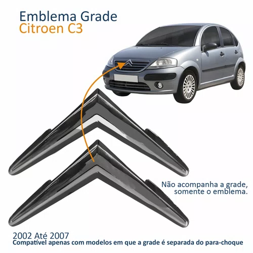 Emblema Grade Citroen C3 2003 2004 2005 2006 2007