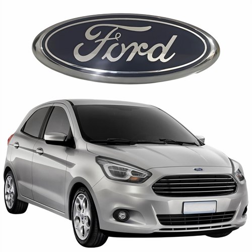 Emblema Grade Dianteira Ford Ka 2015 Até 2021