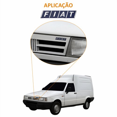 Emblema Grade Fiat Fiorino 1984 Até 1995