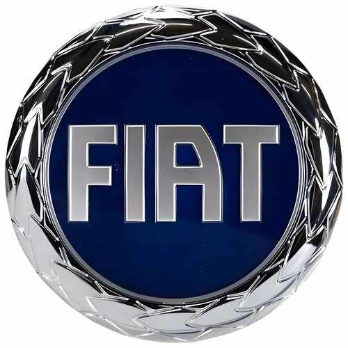 Emblema Grade Fiat Palio Siena Strada 2001 2002 2003 2004 Fire Azul Com Parafuso