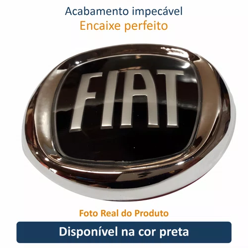 Emblema Grade Fiat Stilo 2011 Até 2016 Preto