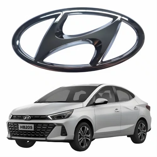 Emblema Grade Hyundai HB20 Sedan 2023 Até 2026