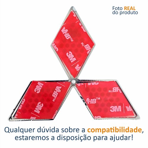 Emblema Grade Mitsubishi Lancer 2010 Até 2018