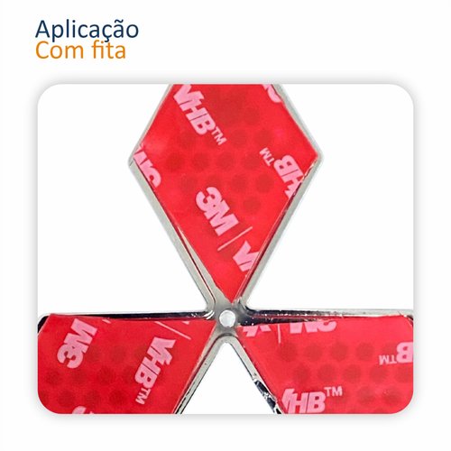 Emblema Grade Mitsubishi Lancer 2010 Até 2018