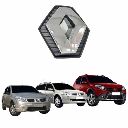 Emblema Grade Renault Sandero Stepway 2008 Até 2014 Megane 2006 Até 2012 Com Base