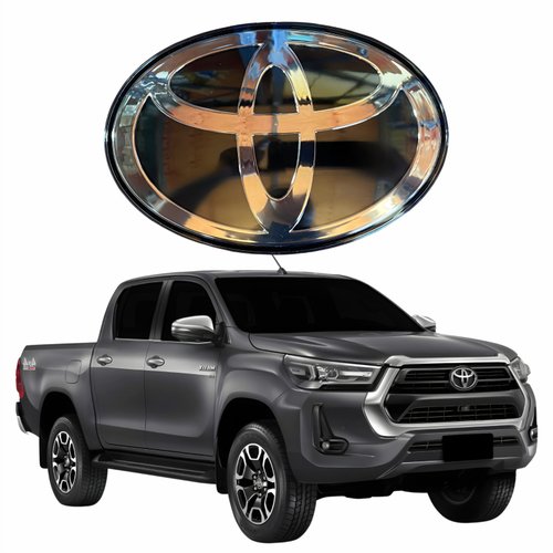 Emblema Grade Toyota Hilux 2020 2021 2022 2023 2024 2025 Resinado Liso